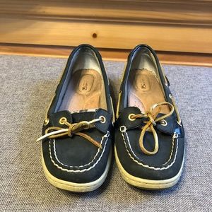 Sperry top sider with cheetah print